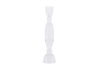 Anemone candle holder 26 cm, clear